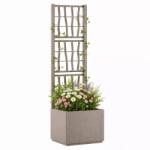 StefanPlast Italia Virágláda támaszráccsal 38L | Taupe (SP88032)