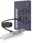  Graugear High-Speed USB-C bővítőport, USB 3.2 Gen2x2, 60 cm (G-ETC-20G-B)