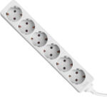 TED Electric Prelungitor 6 prize Schuko, 5 m, cablu 3x1, 5 mm2, 16A/3680W, alb, TED Electric TED000880 (A0059005)