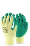 TOP 10/XL poliészter védőkesztyű, zöld TOP WORKER (H-TOP-WORKER-GREEN-XL)