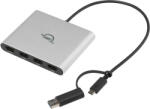 OWC Adaptor USB-C la 4x HDMI 4K DisplayLink PD 90W (OWCCADPDL4HDMI)