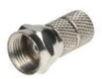 VIRONE ZA-1/10 SAT-F csatlakozó 3C2V réz, Cabletech, 10 darab (ZA-1/10)