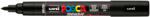uni Marker pensula varf 1-4 mm UNI Posca PC-5BR negru