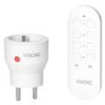 VIRONE RS-10 MINI vezeték nélküli konnektor távirányítóval, 1+1, 2300W (RS-10)