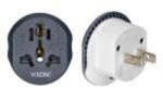VIRONE TA-8 Utazó adapter - USA-ba, 110-230V/10A univerzális aljzat, amerikai dugó (A, B típus) (TA-8)