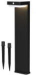 VIRONE SL/R-5/B WILLOW LED napelemes oszloplámpa mozgásérzékelővel, 4, 5 W, 400 lm, IP44, 4000 K, 2000 mAh (SL/R-5/B)