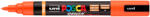 uni Marker pensula varf 1-4 mm UNI Posca PC-5BR portocaliu inchis
