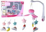 LEAN Toys Gyerek kiságy körhinta Hang Ég Rózsaszín (16237)