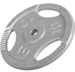 Gorilla Sports Öntöttvas teherlemez ezüst 10 kg (100542-00003-0016) - gorillasports Súlytárcsa