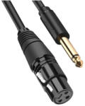 UGREEN Cablu Microfon XLR Mama la Jack 6.35 mm Tata 2 m UG227 Cabluri audio (UG227)