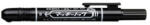 Zebra Alkoholos marker, 1, 3 mm, nyomógombos, ZEBRA "Mckie Retractable", fekete (TZ51061) - fapadospatron