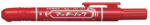 Zebra Alkoholos marker, 1, 3 mm, nyomógombos, ZEBRA "Mckie Retractable", piros (TZ51063) - fapadospatron