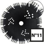 ABRABORO univerzális gyémánttárcsa No. 11 400x25, 4mm száraz és vizes vágáshoz