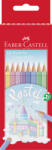 Faber-Castell Színes Ceruza Készlet Hatszögletű Kastélyos Pasztell Színek (FC111211)