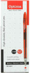 Optima TB 401 Golyóstoll 0, 7 mm Piros Tinta Nyomógombos (V070351504)