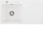 systemceram beépíthető mosogató Mera 90 900 x 510 mm jobbos csepptálca Polar (SCH-113523573)