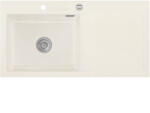 systemceram beép. mosogató Mera 100 SL 1000 x 510 mm jobb cseppt. Magnólia exc (SCH-113523621)
