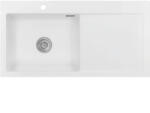 systemceram beép. mosogató Mera 100 SL 1000 x 510 mm jobbos cseppt. Polar (SCH-113523613)