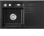 Systemceram beép. mosogató Bela 78 exc. 780 x 510 mm jobbos cseppt. Nero (SCH-113523736)
