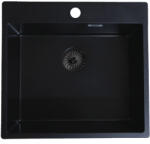 Solido beépíthető mosogató CAQPP50KR10BK-EB 540 x 500 mm fekete (SCH-113521092)
