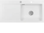 systemceram beép. mosogató Mera 100 SL 1000 x 510 mm balos cseppt. Polar exc (SCH-113523603)