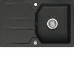 systemceram beépíthető mosogató Solva 80 800 x 510 mm Nigra forgatható (SCH-113523760)