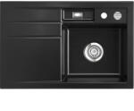systemceram beép. mosogató Bela 78 exc. 780 x 510 mm balos cseppt. Nero (SCH-113523718)