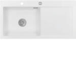 systemceram beép. mosogató Mera 100 SL 1000 x 510 mm jobbos cseppt. Polar exc (SCH-113523623)
