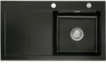 systemceram beép. mosogató Mera 90 900 x 510 mm ą15% balos cseppt. Nigra exc (SCH-113523570)