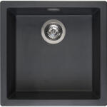 Solido 2D mosogató Amsterdam 50 560 x 460 mm Black Silvery (SCH-113520316)