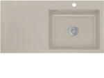 Systemceram beép. mosogató Mera 100 SL 1000 x 510 mm balos cseppt. Fango (SCH-113523595)
