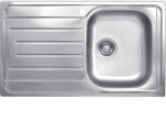 Solido beépített mosogató EC 320 860 x 500 mm balos csepptálca rozsdamentes (SCH-113523032)
