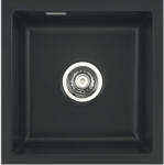 systemceram szintbe építhető mosogató Mera 46 F/o Excenter Nigra (SCH-113523668)