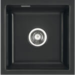 systemceram szintbe építhető mosogató Mera 46 F/o Nero (SCH-113523656)