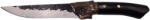 Depox Cutit de vanatoare DEPOX®, Dragon Breath, otel inoxidabil, maner lemn, 33.5 cm, negru (1382)