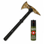 Depox Set topor survivor si spray paralizant NATO, propulsie jet DEPOX®, 39 cm/60 ml (1371)