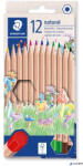 STAEDTLER Színes ceruza készlet, hatszögletű, STAEDTLER "Noris® natural 143N", 12 szín (143N C12)