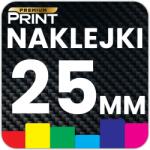 Logo matricák reklámcímkék 25 mm 704 db tetszőleges nyomtatás varázsló