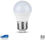 V-TAC led lámpa izzó kisgömb E27 G45 5.5W Samsung chip meleg fehér (VT-246)