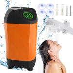Bedee Kemping Zuhany Hordozható Sátorhoz 2m Tömlő és Állvány Vezetékek Nélkül (Camping Showers Showers)