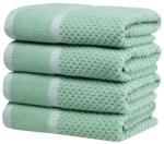 decoDoma Set de prosoape din frotir MODENA verde 50 x 100 cm, 4 buc Prosop