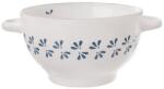 Orion Bol de supă din ceramică ALBASTRU CU IMPRIMEU, 0, 75 L Castron