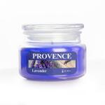 Provence Lumânare în borcan cu capac LAVANDĂ, 200 g