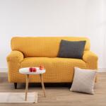 Nueva Textura Huse super elastice RUBINIA aurii colţar (l. 340 - 540 cm)