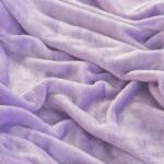 decoDoma Cearceaf cu elastic din micropluş mov 180 x 200 cm