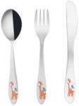 Orion Set de tacâmuri din inox pentru copii GIRAFĂ Set pentru masa bebelusi