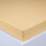 decoDoma Cearşaf cu elastic jersey EXCLUSIVE galben 90 x 200 cm