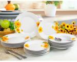 BANQUET Banquet set farfurii din porţelan SUNNY 18 buc Serviciu de masa