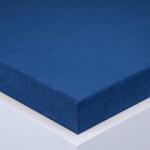 decoDoma Cearşaf cu elastic frotir EXCLUSIVE de culoare albastru regal 160 x 200 cm
