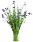 decoDoma Mănunchi de iarbă ornamentală, flori mov, 70 cm